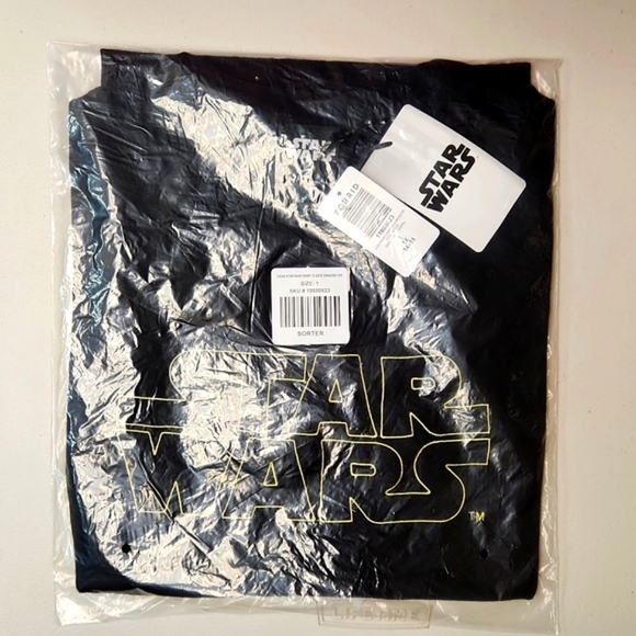 ❤️NWT VINTAGE TORRID SWEATER STAR WARS LOGO LUKE LEIA SHORT SLEEVES EMBROIDERED - Picture 4 of 16